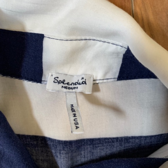 Slendid Magnolia Striped Sleeveless Blouse - Picture 6 of 6